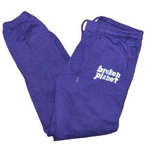 EUC Men Broken Planet Market Baggy Heavy Purple Sweatpants